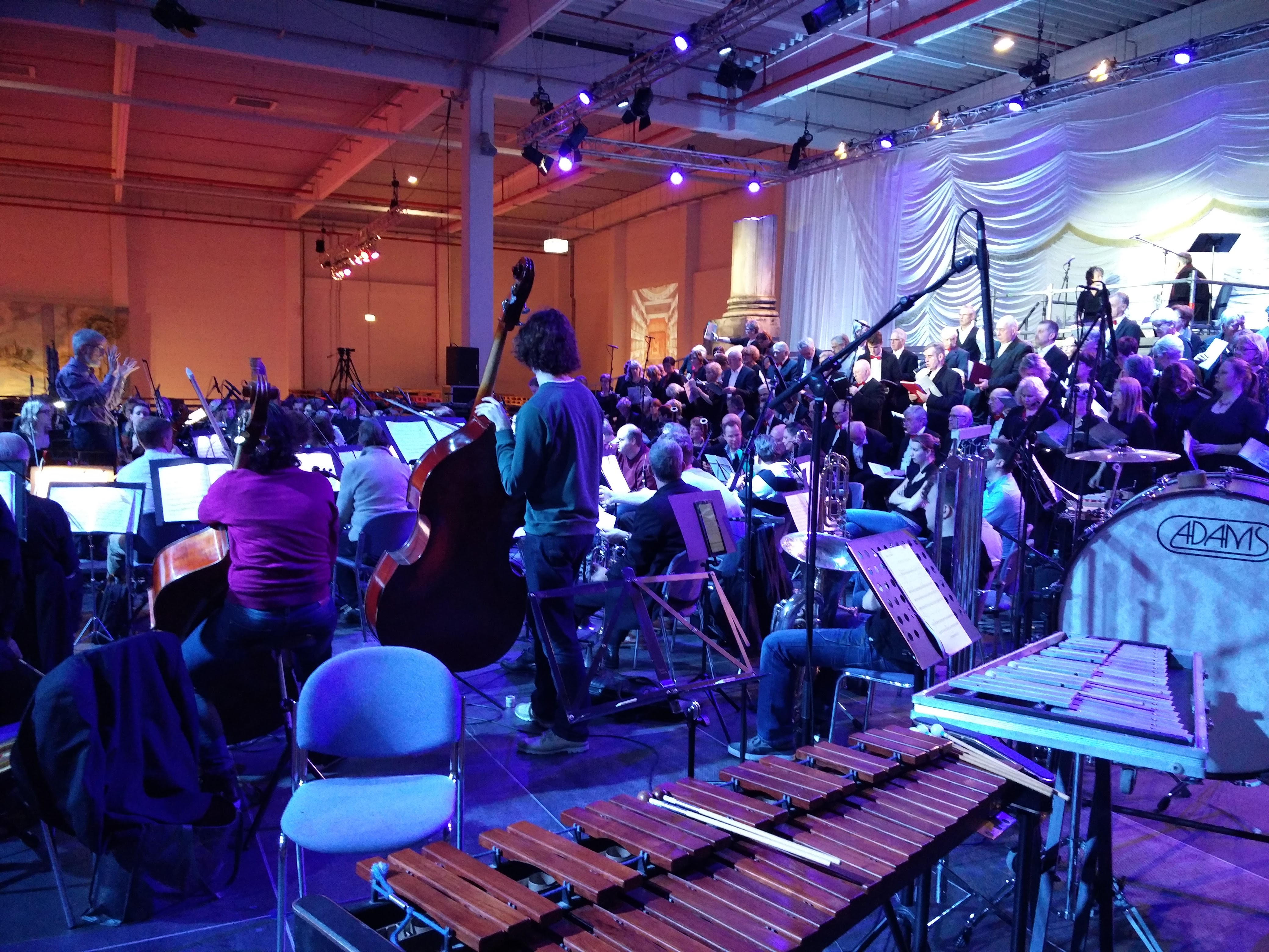 Foto van een concert met Carmina Burana in Duitsland