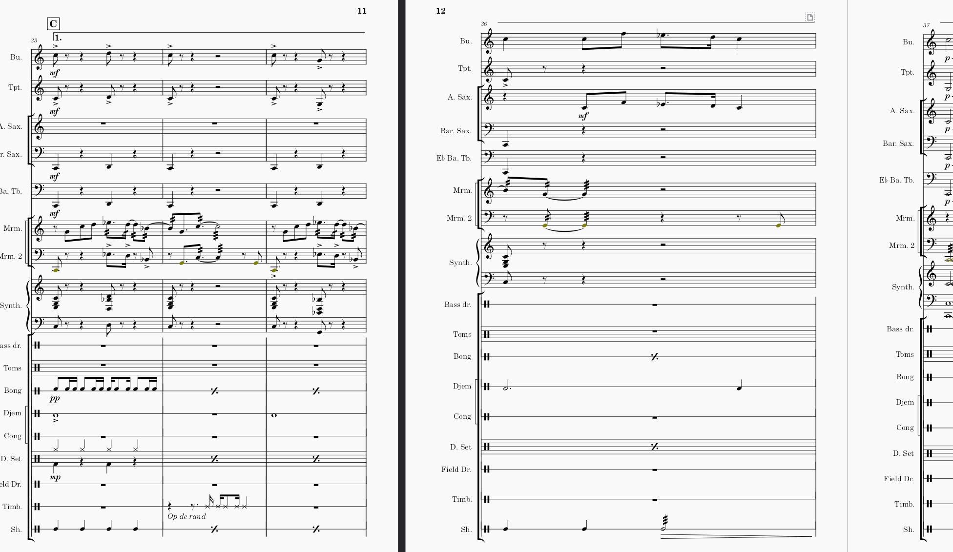 Eigen arrangement van Two Worlds uit Tarzan